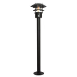 Elstead Lighting Bollard from the Helsingor range. Helsingor 1 Light Bollard Lantern with PIR – SKU HELSINGOR-PIR-BOL-BK