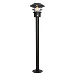 Elstead Lighting Bollard from the Helsingor range. Helsingor 1 Light Bollard Lantern with PIR Product Code = HELSINGOR-PIR-BOL-BK