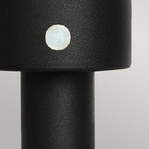 Elstead Lighting Pedestal Lantern from the Helsingor range. Helsingor 1 Light PIR Pedestal Lantern Product Code = HELSINGOR-PIR-PED-BK