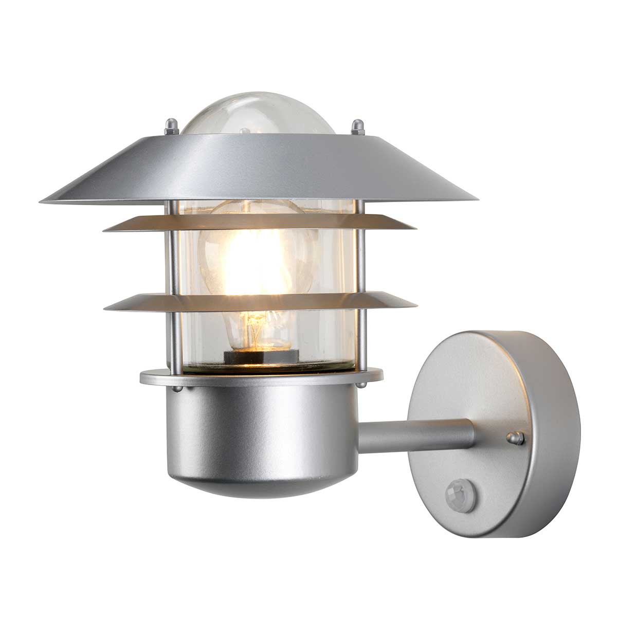 Elstead Lighting Outdoor Wall Light from the Helsingor range. Helsingor 1 Light PIR Wall Lantern Product Code = HELSINGOR-PIR