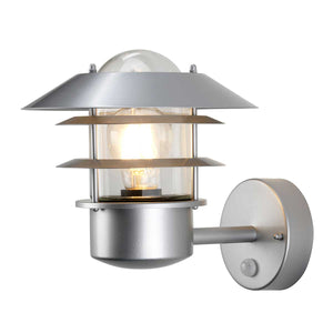Elstead Lighting Outdoor Wall Light from the Helsingor range. Helsingor 1 Light PIR Wall Lantern Product Code = HELSINGOR-PIR