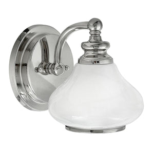 Hinkley Wall Light from the Ainsley range. Ainsley 1 Light Wall Light Product Code = HK-AINSLEY1-BATH