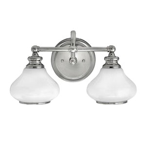 Hinkley Wall Light from the Ainsley range. Ainsley 2 Light Wall Light Product Code = HK-AINSLEY2-BATH
