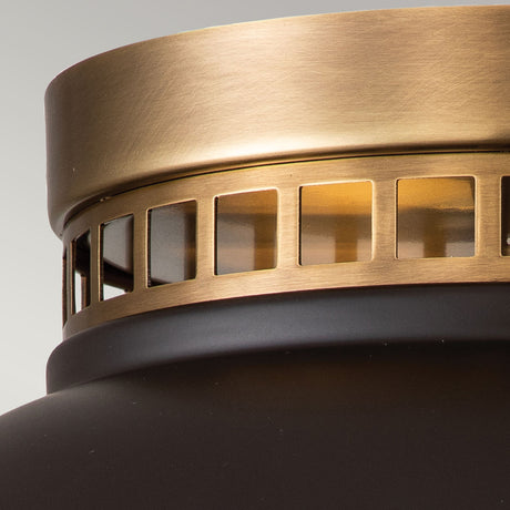 Hinkley Ceiling Flush from the Amelia range. Amelia 2lt Flush Light Product Code = HK-AMELIA-F-M-RB