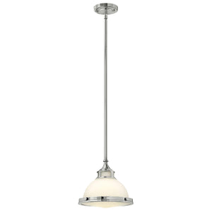 Hinkley Pendant from the Amelia range. Amelia 1 Light Mini Pendant Product Code = HK-AMELIA-P-S-CM