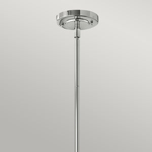 Hinkley Pendant from the Amelia range. Amelia 1 Light Mini Pendant Product Code = HK-AMELIA-P-S-CM