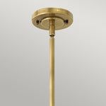 Hinkley Pendant from the Amelia range. Amelia 1Lt Mini Pendant Product Code = HK-AMELIA-P-S-RB