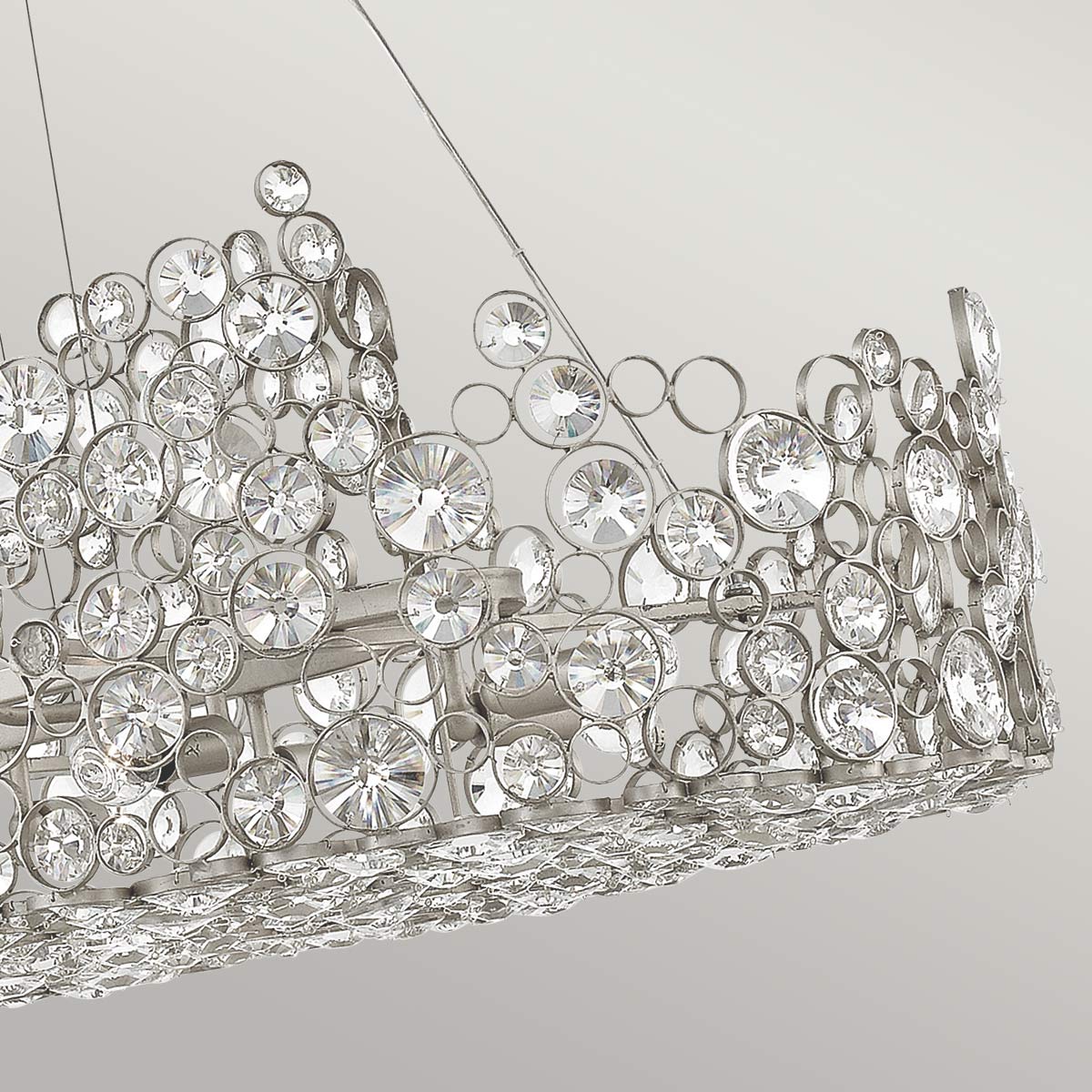 Hinkley Linear Chandelier from the Anya range. Anya Linear Chandelier Product Code = HK-ANYA-ISLE