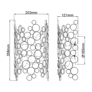 Hinkley Wall Light from the Anya range. Anya 2 Light Wall Light Product Code = HK-ANYA2
