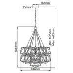 Hinkley Pendant from the Astrid range. Astrid 11 Light Pendant Cluster – SKU HK-ASTRID-11P