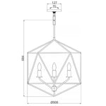 Hinkley Pendant from the Astrid range. Astrid 3 Light Pendant Chandelier – SKU HK-ASTRID-3P