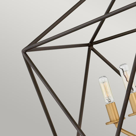 Hinkley Pendant from the Astrid range. Astrid 5 Light Pendant Chandelier Product Code = HK-ASTRID-5P