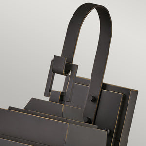 Hinkley Outdoor Wall Light from the Bainbridge range. Bainbridge 1 Light Wall Lantern - Medium Product Code = HK-BAINBRIDGE-M-OZ