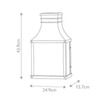 Hinkley Beacon Hill 2-light Half Wall Lantern – SKU HK-BEACON-HILL7-MB