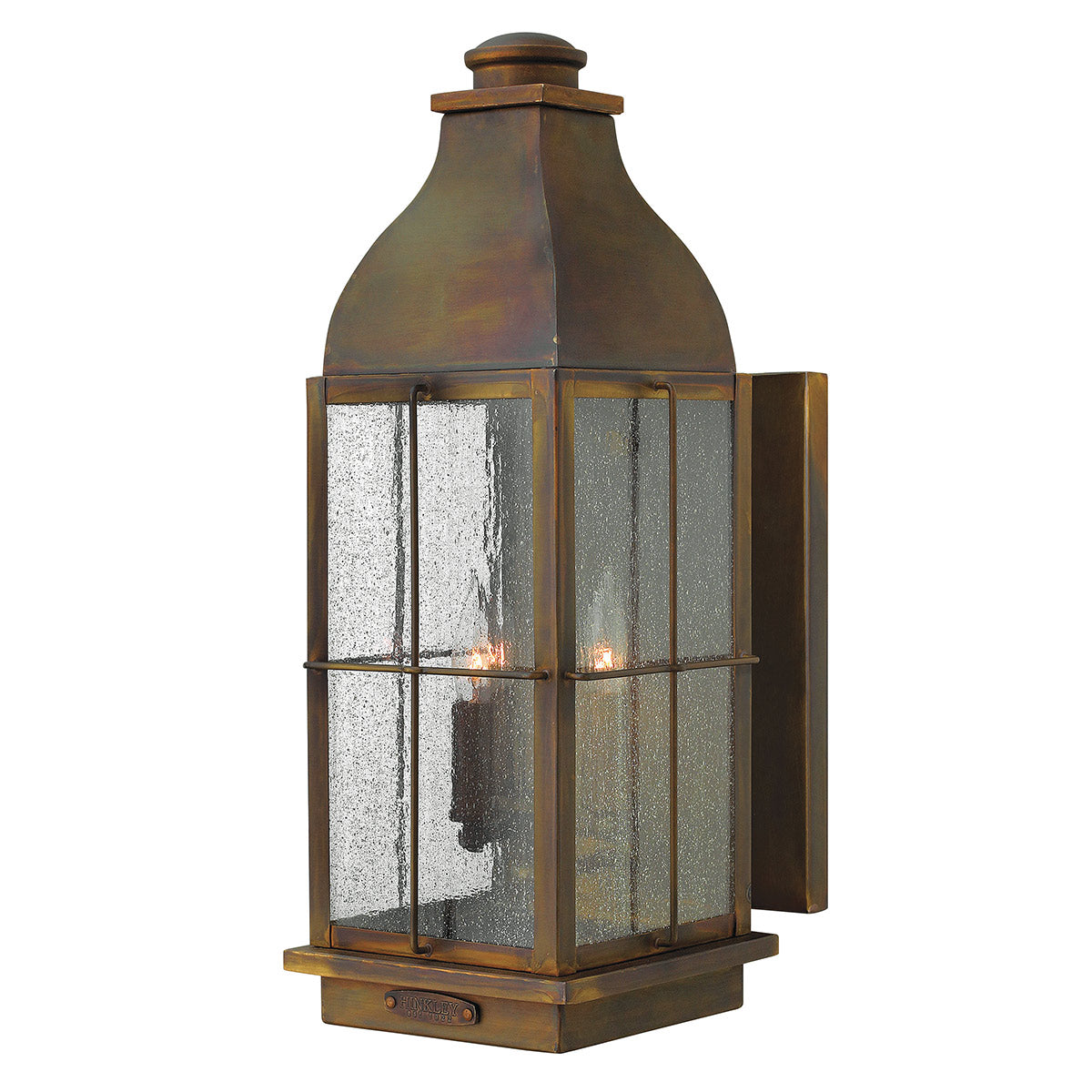Hinkley Outdoor Wall Light from the Bingham range. Bingham 3 Light Large Wall Lantern  Product Code = HK-BINGHAM-L