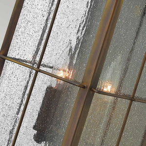 Hinkley Outdoor Wall Light from the Bingham range. Bingham 3 Light Large Wall Lantern  Product Code = HK-BINGHAM-L