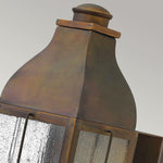 Hinkley Outdoor Wall Light from the Bingham range. Bingham 3 Light Medium Wall Lantern  Product Code = HK-BINGHAM-M