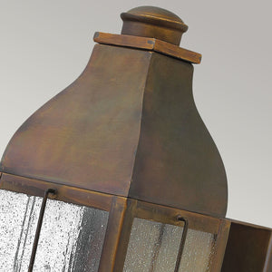 Hinkley Outdoor Wall Light from the Bingham range. Bingham 3 Light Medium Wall Lantern  Product Code = HK-BINGHAM-M
