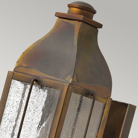 Hinkley Outdoor Wall Light from the Bingham range. Bingham 1 Light Small Wall Lantern  Product Code = HK-BINGHAM-S