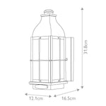 Hinkley Outdoor Wall Light from the Bingham range. Bingham 1 Light Small Wall Lantern – SKU HK-BINGHAM-S