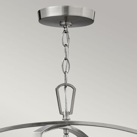 Hinkley Pendant from the Blakely range. Blakely 3 Light Large Pendant - Brushed Nickel Product Code = HK-BLAKELY-3P-BN