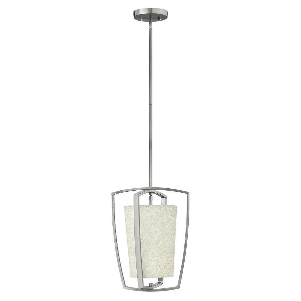 Hinkley Pendant from the Blakely range. Blakely 1 Light Pendant - Brushed Nickel Product Code = HK-BLAKELY-P-BN
