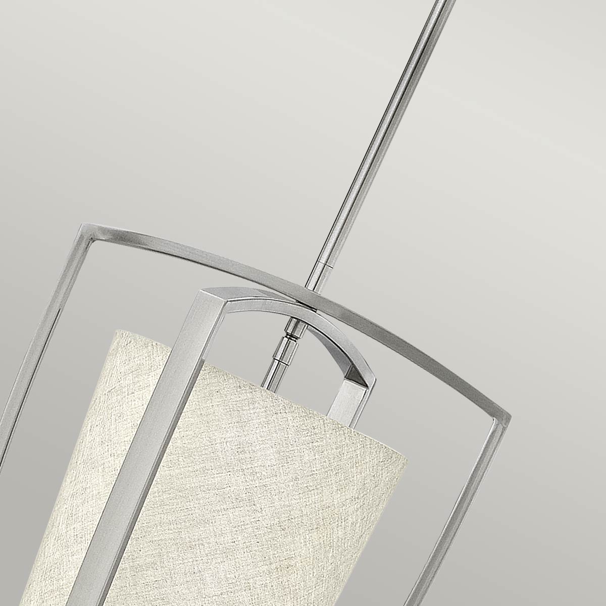 Hinkley Pendant from the Blakely range. Blakely 1 Light Pendant - Brushed Nickel Product Code = HK-BLAKELY-P-BN