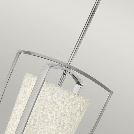 Hinkley Pendant from the Blakely range. Blakely 1 Light Pendant - Brushed Nickel Product Code = HK-BLAKELY-P-BN
