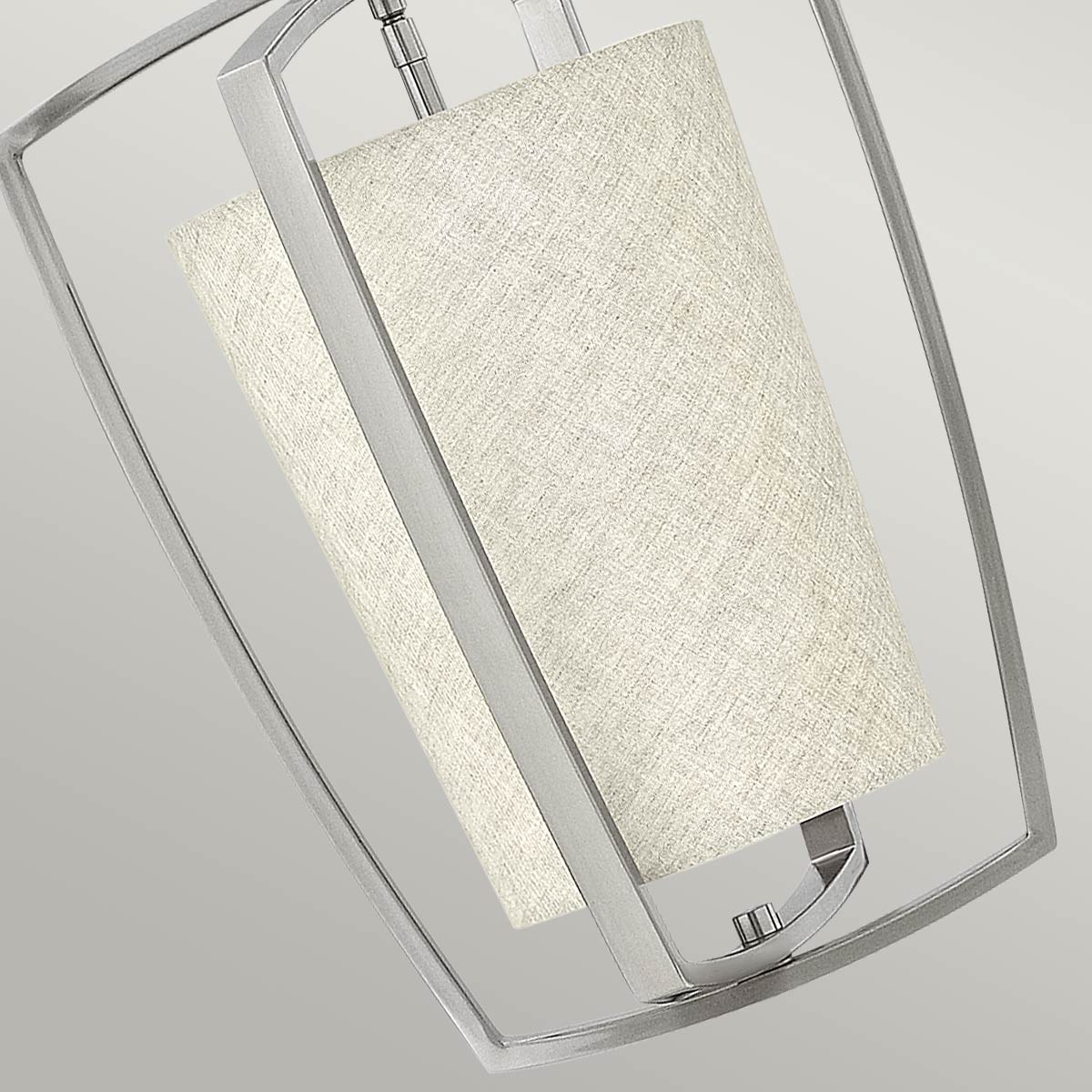 Hinkley Pendant from the Blakely range. Blakely 1 Light Pendant - Brushed Nickel Product Code = HK-BLAKELY-P-BN