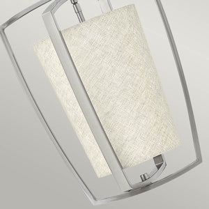 Hinkley Pendant from the Blakely range. Blakely 1 Light Pendant - Brushed Nickel Product Code = HK-BLAKELY-P-BN