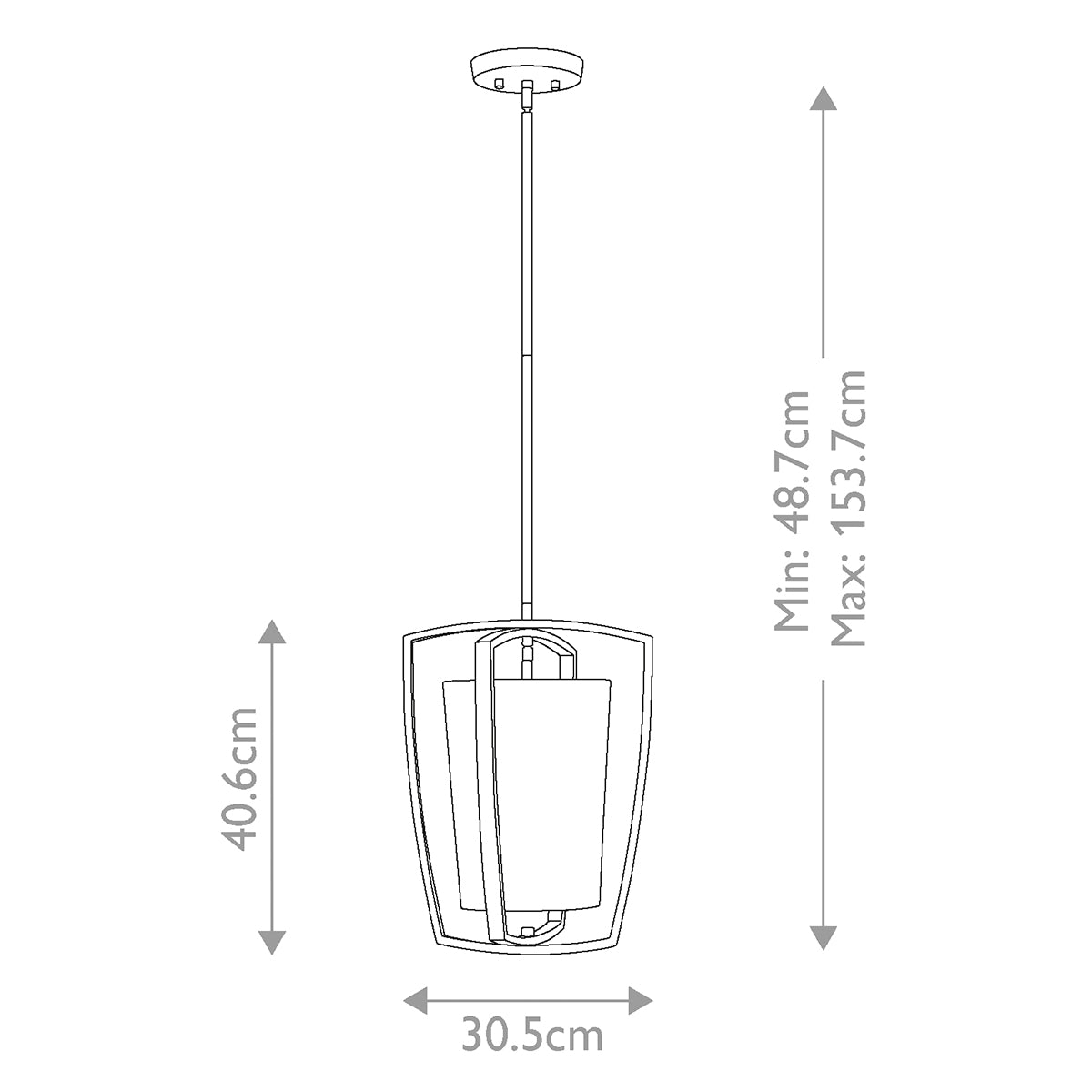 Hinkley Pendant from the Blakely range. Blakely 1 Light Pendant - Brushed Nickel Product Code = HK-BLAKELY-P-BN