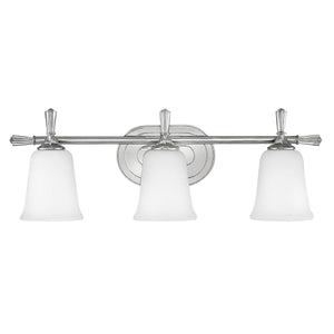 Hinkley Wall Light from the Blythe range. Blythe 3 Light Bar Light Product Code = HK-BLYTHE3-BATH