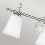 Hinkley Wall Light from the Blythe range. Blythe 3 Light Bar Light Product Code = HK-BLYTHE3-BATH