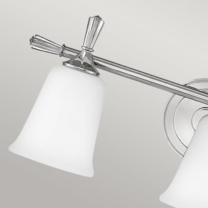 Hinkley Wall Light from the Blythe range. Blythe 3 Light Bar Light Product Code = HK-BLYTHE3-BATH