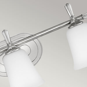 Hinkley Wall Light from the Blythe range. Blythe 3 Light Bar Light Product Code = HK-BLYTHE3-BATH