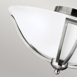 Hinkley Ceiling Flush from the Bolla range. Bolla 2 Light Flush Product Code = HK-BOLLA-F