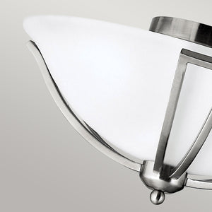 Hinkley Ceiling Flush from the Bolla range. Bolla 2 Light Flush Product Code = HK-BOLLA-F