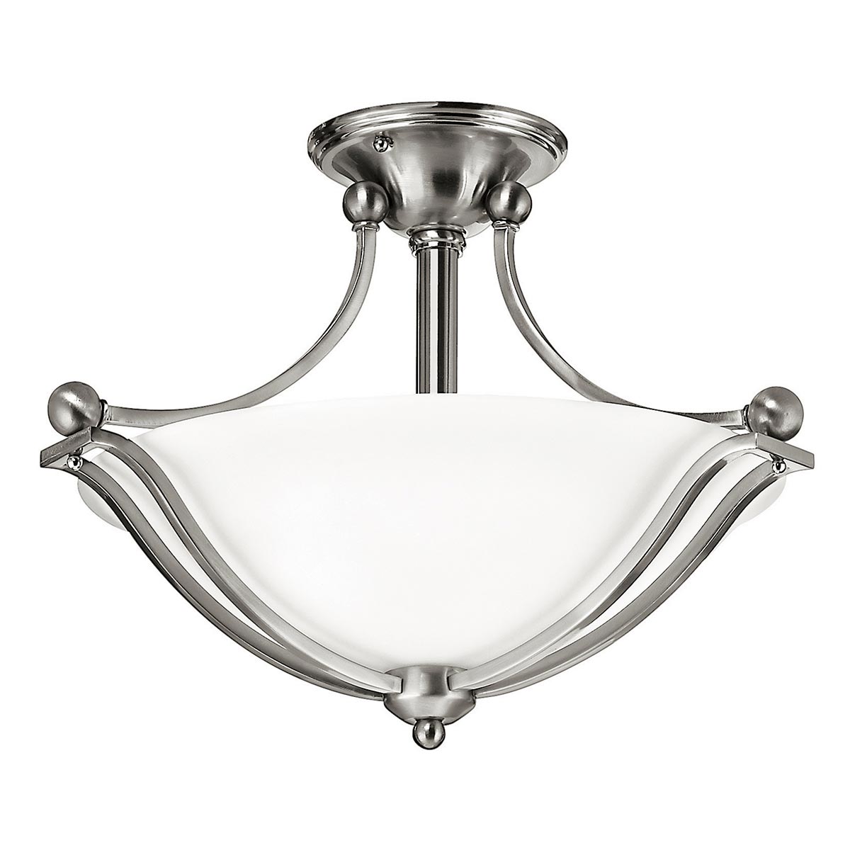 Hinkley Ceiling Semi-Flush from the Bolla range. Bolla 2 Light Semi-Flush Product Code = HK-BOLLA-SF