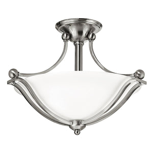 Hinkley Ceiling Semi-Flush from the Bolla range. Bolla 2 Light Semi-Flush Product Code = HK-BOLLA-SF