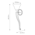Hinkley Wall Light from the Bolla range. Bolla 1 Light Wall Torchiere – SKU HK-BOLLA1-B