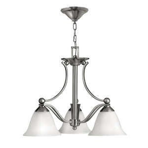 Hinkley Chandelier from the Bolla range. Bolla 3 Light Chandelier Product Code = HK-BOLLA3