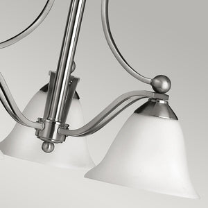 Hinkley Chandelier from the Bolla range. Bolla 3 Light Chandelier Product Code = HK-BOLLA3