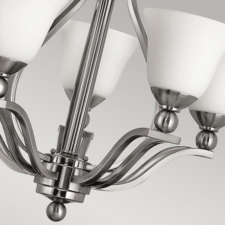 Hinkley Chandelier from the Bolla range. Bolla 5 Light Chandelier Product Code = HK-BOLLA5