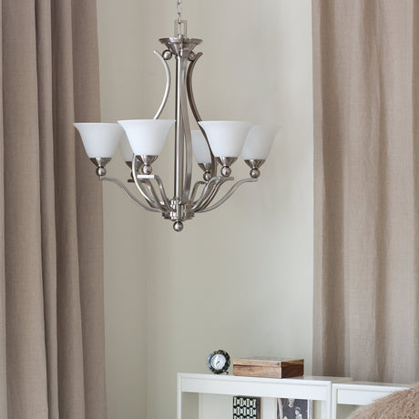 Hinkley Chandelier from the Bolla range. Bolla 5 Light Chandelier Product Code = HK-BOLLA5