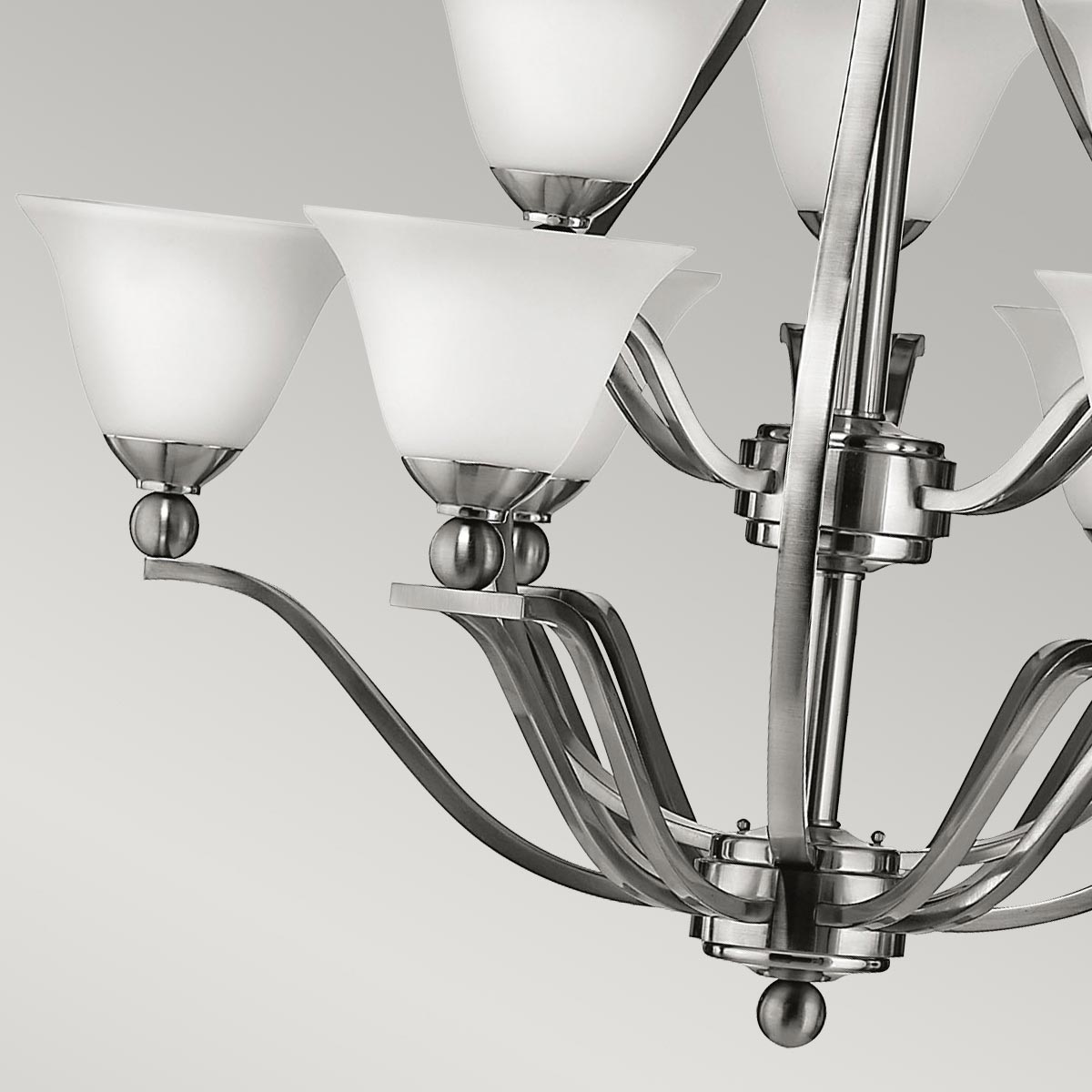Hinkley Chandelier from the Bolla range. Bolla 9 Light Chandelier Product Code = HK-BOLLA9