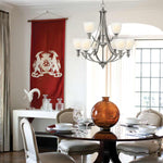 Hinkley Chandelier from the Bolla range. Bolla 9 Light Chandelier – SKU HK-BOLLA9
