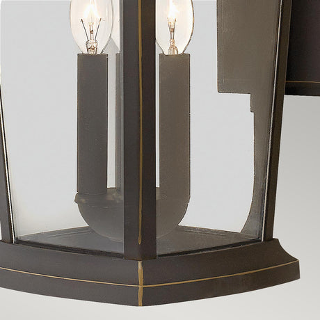 Hinkley Outdoor Wall Light from the Bromley range. Bromley 3 Light Large Wall Lantern Product Code = HK-BROMLEY2-L