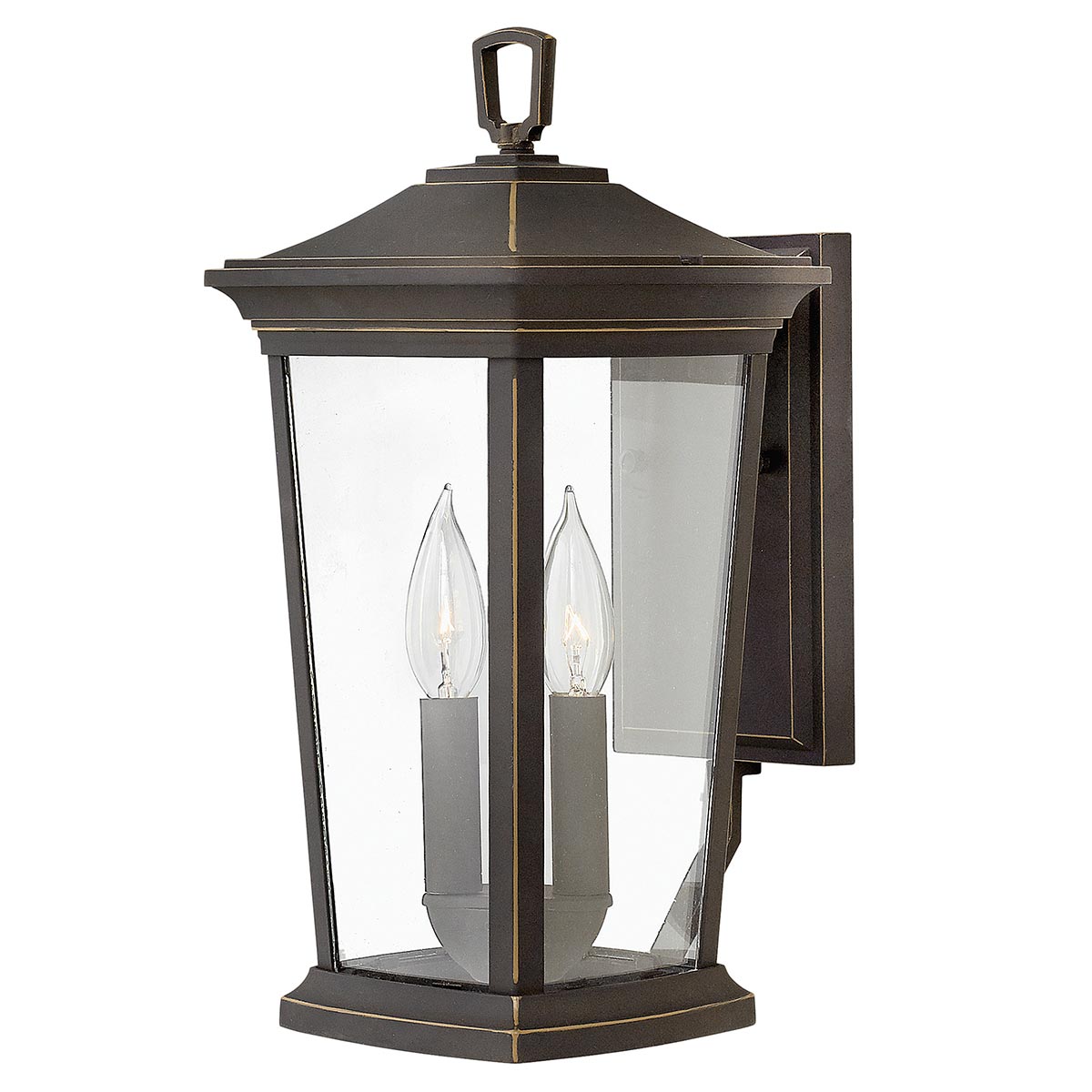 Hinkley Outdoor Wall Light from the Bromley range. Bromley 2 Light Medium Wall Lantern Product Code = HK-BROMLEY2-M