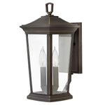 Hinkley Outdoor Wall Light from the Bromley range. Bromley 2 Light Medium Wall Lantern Product Code = HK-BROMLEY2-M