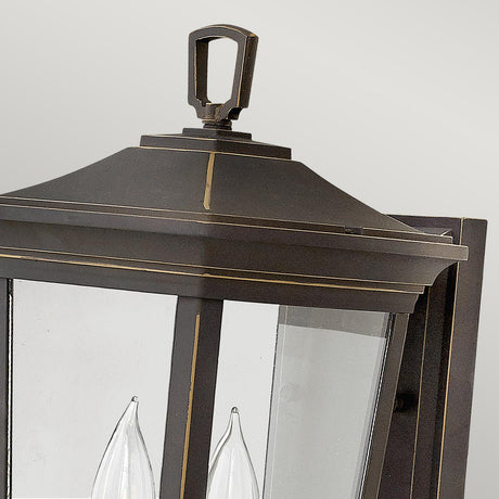 Hinkley Outdoor Wall Light from the Bromley range. Bromley 2 Light Medium Wall Lantern Product Code = HK-BROMLEY2-M